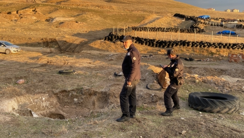 Aksaray da göçük altında kalan vatandaş kurtarılamadı