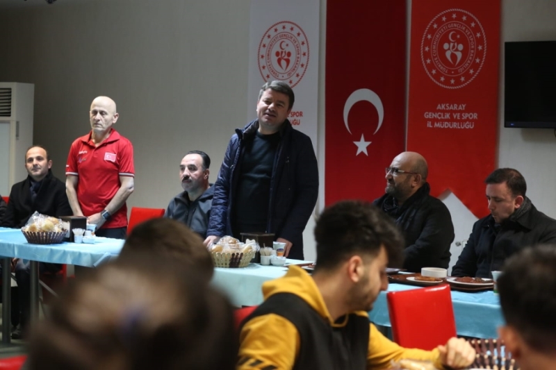 BAŞKAN DİNÇER, GOALBALL ERKEKLER A MİLLİ TAKIM KAMPINI ZİYARET ETTİ