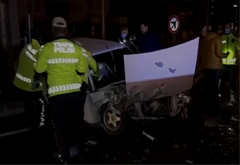 Alkollü Sürücü Polisten Kaçarken TIR