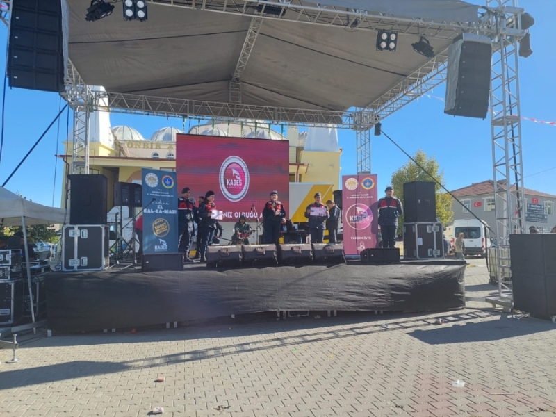 Ağaçören de düzenlenen Ceviz Festivalinde KADES faaliyeti icra edildi