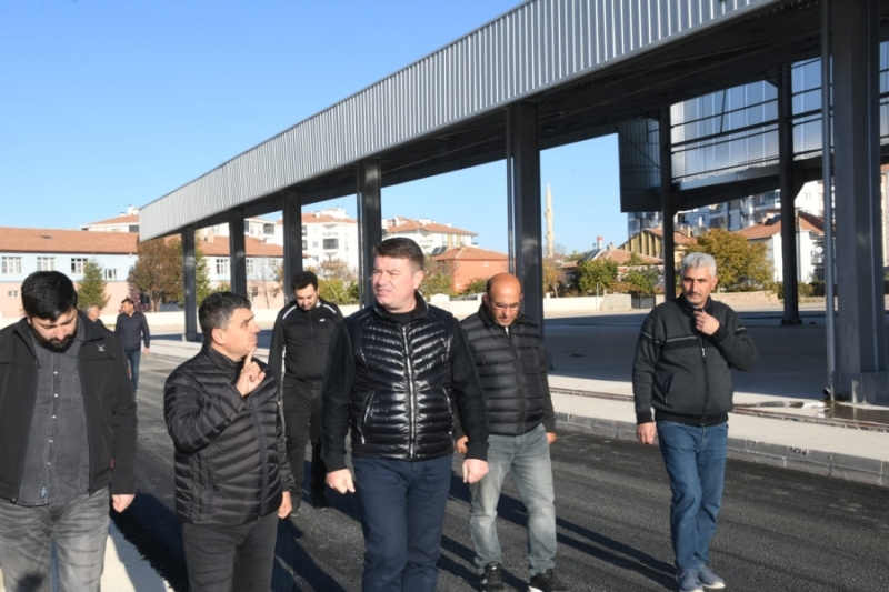 BAŞKAN DİNÇER PROJELERİ ADIM ADIM TAKİP EDİYOR