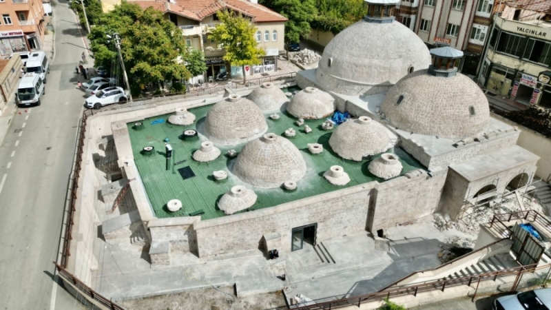 Tarihi Kılıçarslan Hamamı Restorasyon Çalışmaları İle Korunuyor
