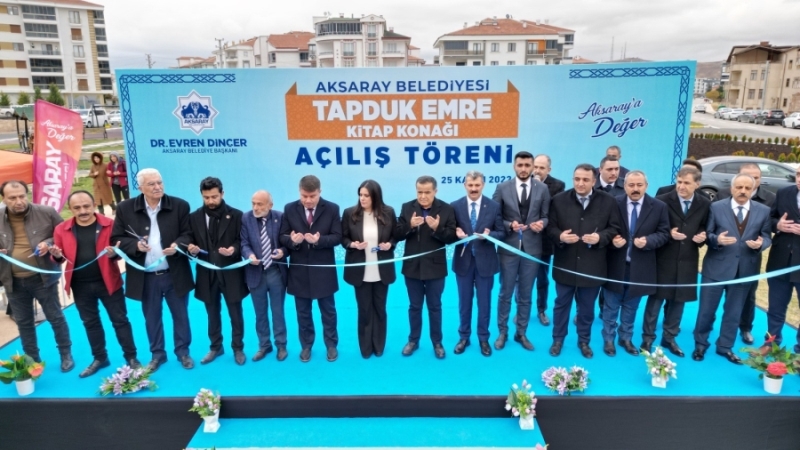 Tapduk Emre Kitap Konağı  Ak Parti Genel Başkan Yardımcısı Jülide Sarıeroğlu’nun Katılımı İle Açıldı