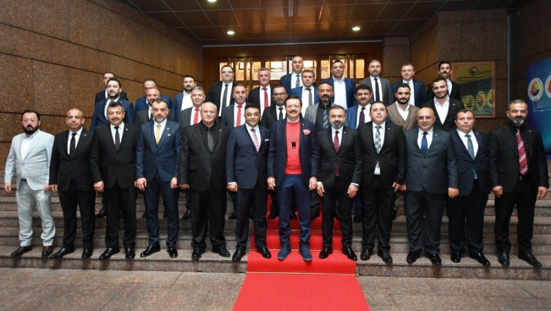AKSARAY TİCARET VE SANAYİ ODASI ATSO HEYETİ HİSARCIKLIOĞLU’NU ZİYARET ETTİ