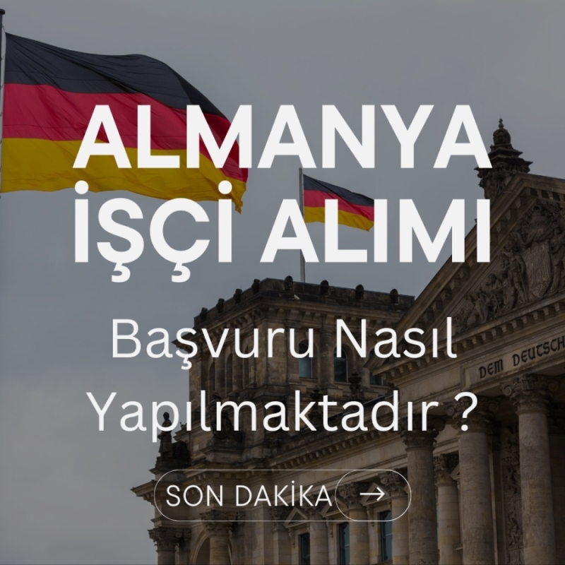 Almanya’da iş imkanı (4 milyon işçi istihdamı )