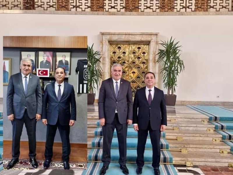 Sefer Alkan Ziyaretlerini Sürdürüyor 