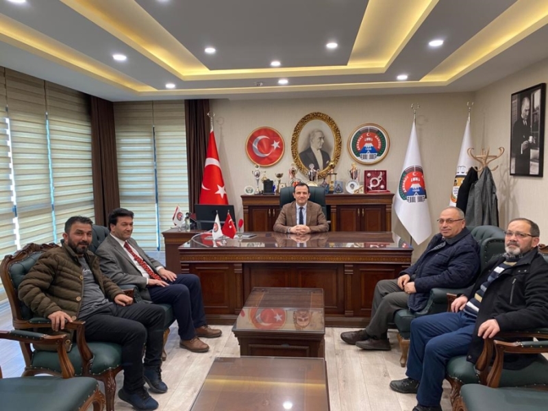 Aksaray Baro Başkanına Gazetecilerden Ziyaret