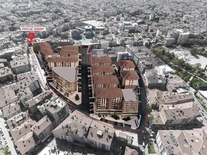 Proje Alanının Tamamına 2 Katlı Yeraltı Otoparkı Yapılacak