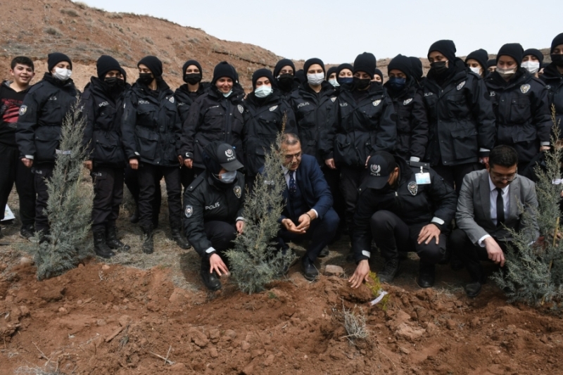 Aksaray Adalet Ormanına İlk Fidanlar Dikildi