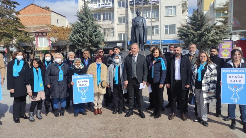 Aksaray İYİ Parti İl Başkanlığı Kadınlar Günü Münasebetiyle Basın Açıklaması Yaptı