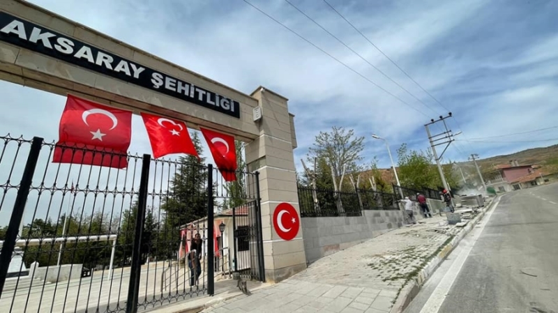 ŞEHİTLİĞİN İSTİNAT DUVARI YENİLENİYOR