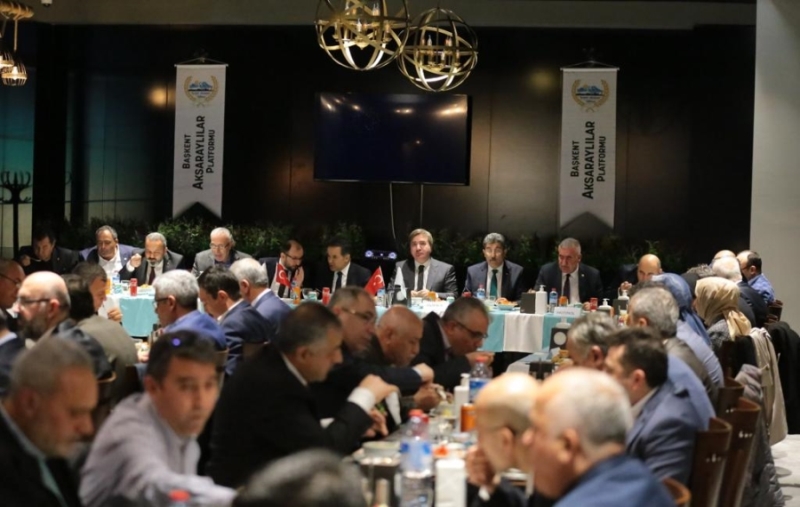 Ankara’daki Aksaraylılarla iftar buluşması