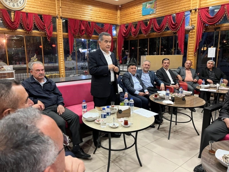 AK PARTİ TEŞKİLATI MİLLETVEKİLİ AYDOĞDU İLE BİR ARAYA GELDİ