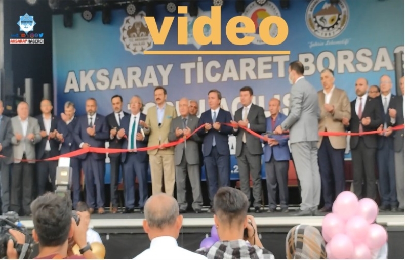 Aksaray Ticaret Borsasından Muhteşem Yatırımların Temel Atma ve Açılış Programı Düzenlendi 