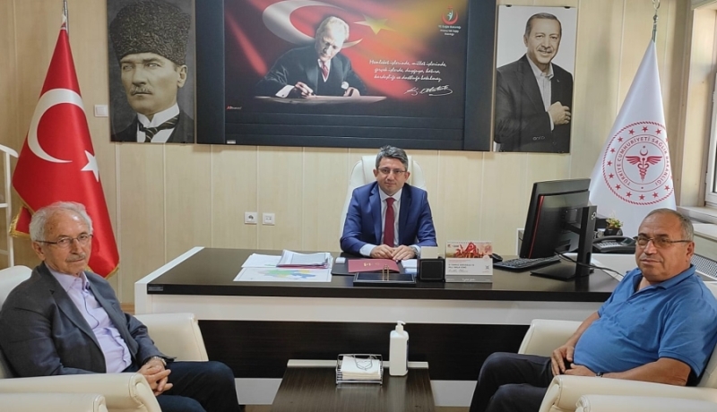 Aksaray İnternet Gazeteciler Cemiyetinden Sağlık Müdürüne Hoş Geldin Ziyareti