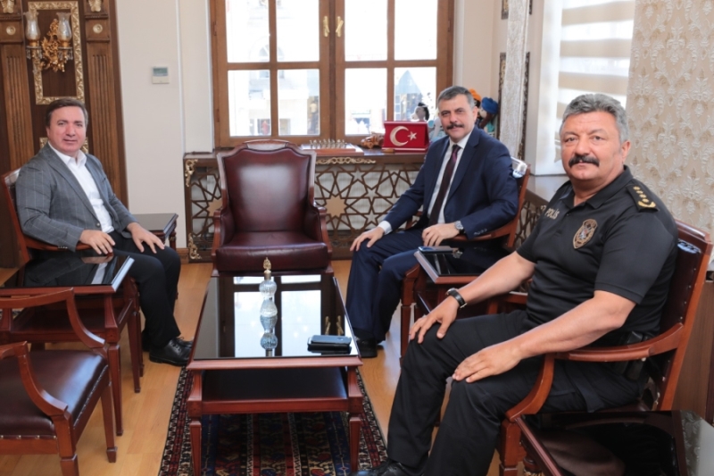 Çorum Valisi Mustafa Çiftçi’den Vali Hamza Aydoğdu’ya ziyaret