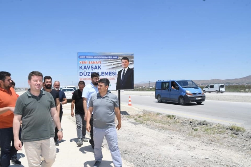 Başkan Dinçer Genişletilen OSB Yolunun Yeni Sanayi Sitesine Bağlantısını İnceledi