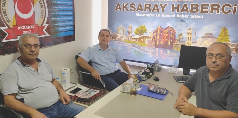 Sefer Alkan Cemiyetimiz ve Gazetemize Nezaket Ziyaretinde Bulundu