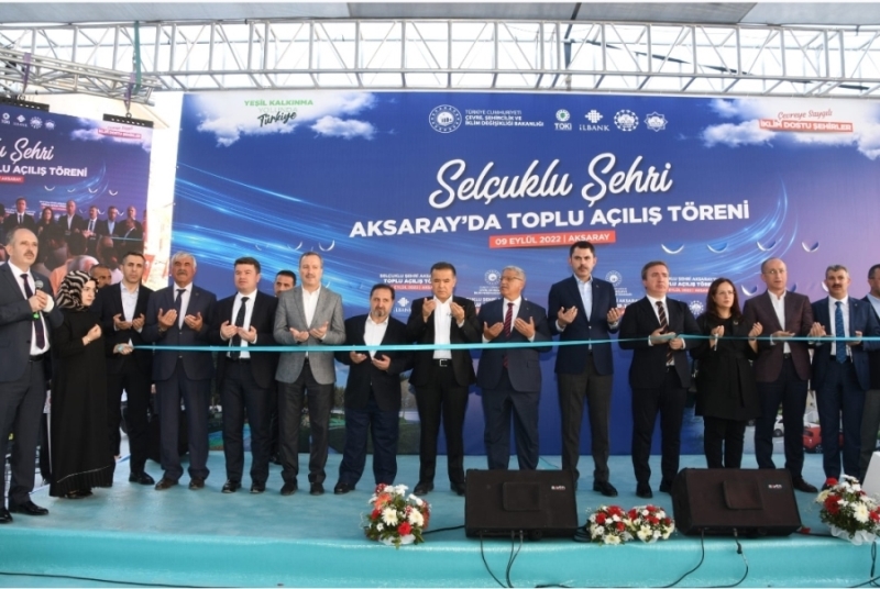 BAKAN MURAT KURUM VE GENEL BAŞKAN YARDIMCISI VEDAT DEMİRÖZ TOPLAM 500 MİLYON TL DEĞERİNDEKİ 24 PROJENİN AÇILIŞINI GERÇEKLEŞTİRDİ