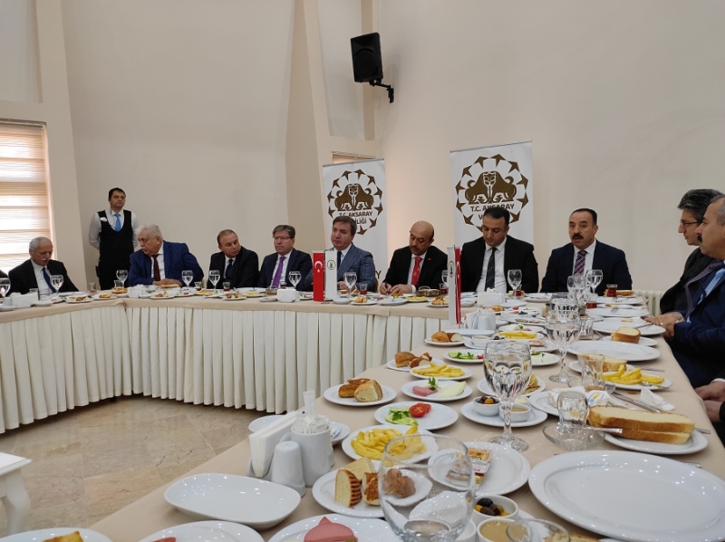 Aksaray Valisi Hamza Aydoğdu Gazetecileri Onurlandırdı