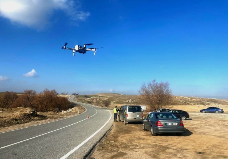 Aksaray jandarma trafik denetimlerini sürdürüyor