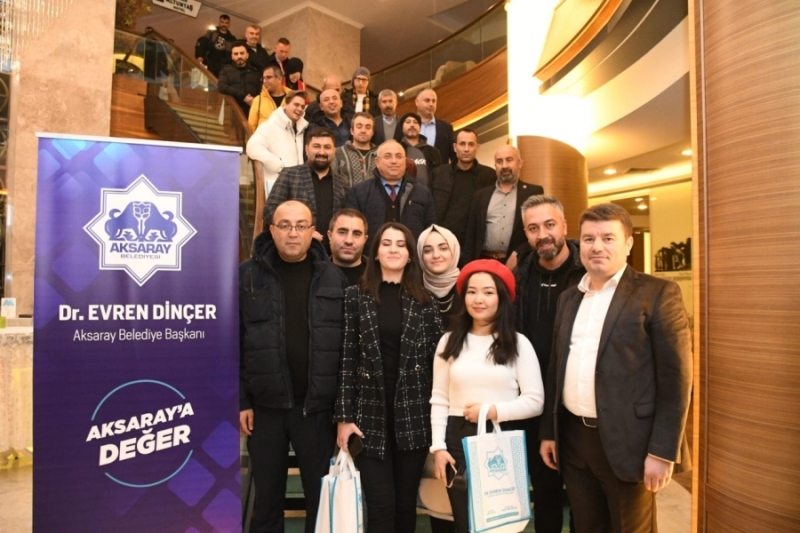 Belediye Başkanı Dr. Evren Dinçer 10 Ocak Çalışan Gazeteciler Gününde Medya Mensupları İle Bir Araya Geldi