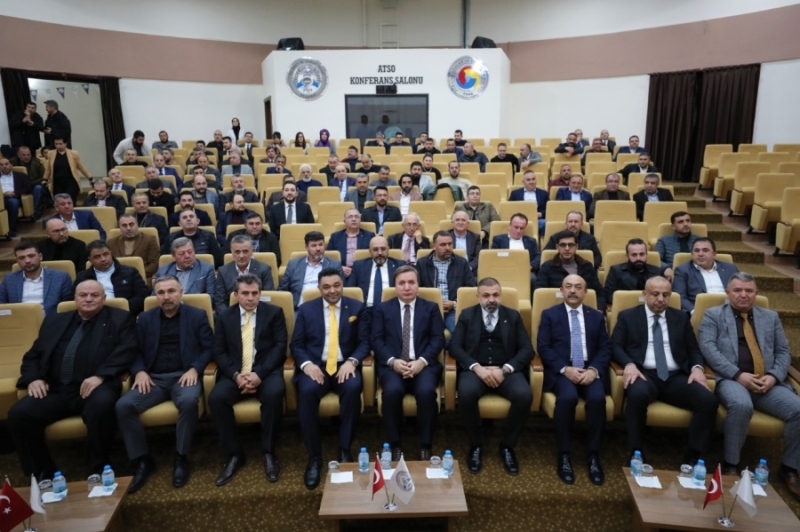 ATSO Ocak Ayı Meclis Toplantısı Vali Aydoğdu’nun Katılımıyla Yapıldı