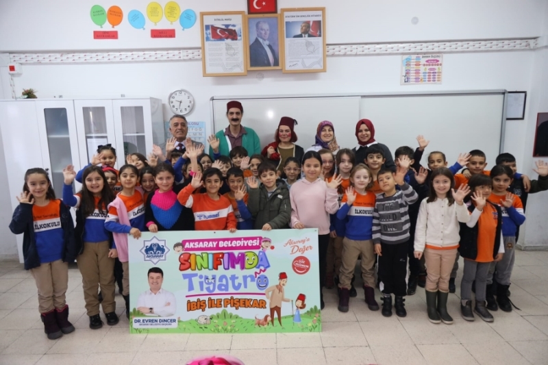 Sınıfımda Tiyatro Var Etkinliğinin Bu Haftaki Durağı Timur Sarrafoğlu İlkokulu Oldu 