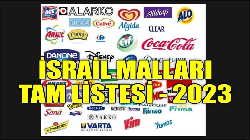 İSRAİL ZULMÜNE DUR DEMEK İÇİN MALLARINA BOYKOT!