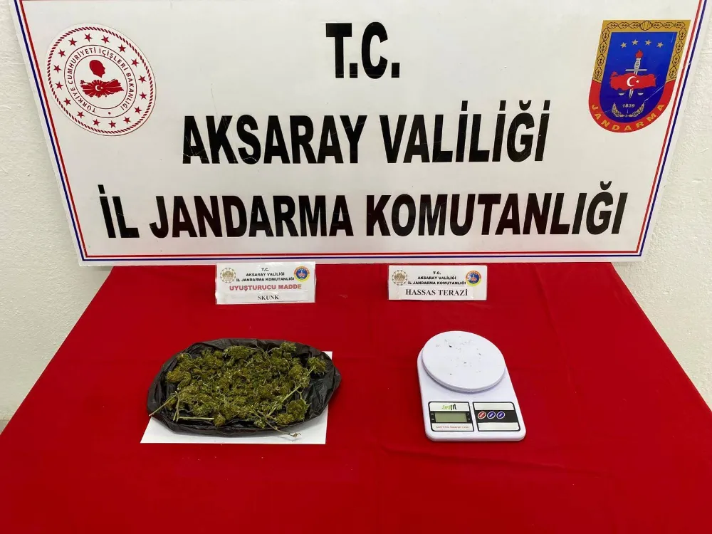 AKSARAY İL VE SARIYAHŞİ İLÇE JANDARMASINDAN UYUŞTURUCU OPERASYONU!!!