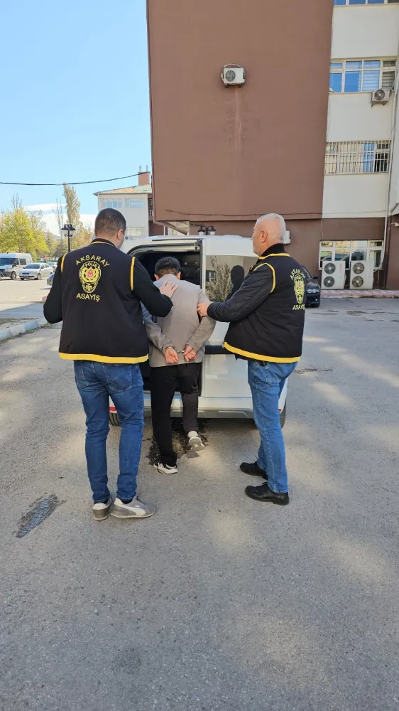 AKSARAY POLİSİ ÇEŞİTLİ SUÇLARDAN KESİNLEŞMİŞ CEZALARI BULUNAN 13 KİŞİYİ YAKALADI