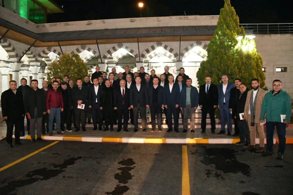 BAŞDENETÇİ MALKOÇ VALİ KUMBUZOĞLU VE BAŞKAN DİNÇER AKSARAY STK’LARIYLA BULUŞTU