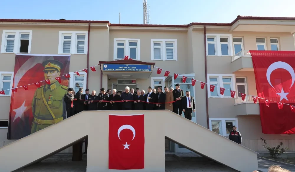  Aksaray Merkez Alayhan Jandarma Karakolu yeniden hizmete açıldı