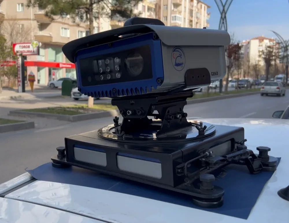 Aksaray Polisi  Mobil Plaka Tanıma Sistemi ile denetimler yapıyor.