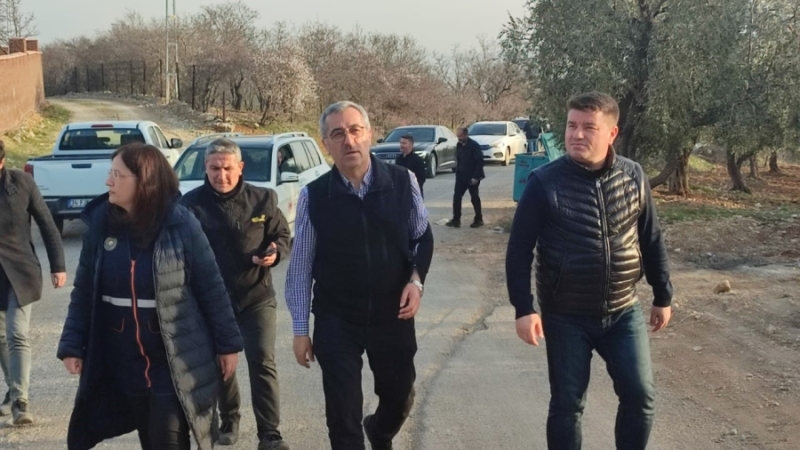 Belediye Başkanı Dr. Evren Dinçer Kahramanmaraş’ta Yer Tespit Çalışmalarına Katıldı
