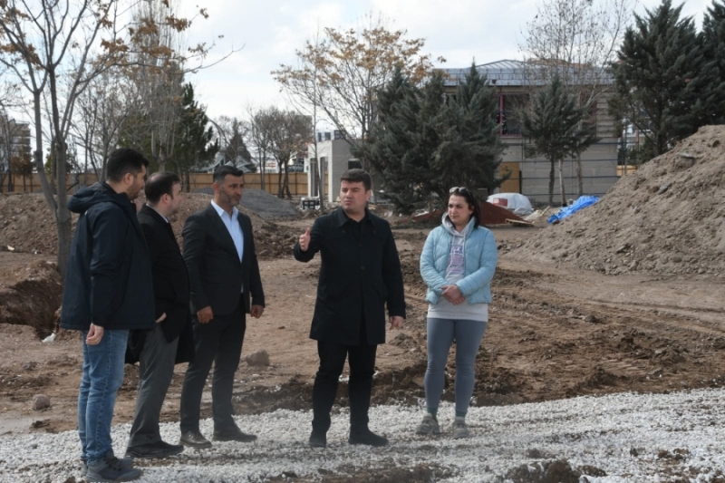 Başkan Dinçer, Makas Kent Park’ta İncelemelerde Bulundu