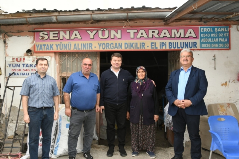 BAŞKAN DİNÇER CUMHURBAŞKANI ERDOĞAN İÇİN ESNAFLARDAN DESTEK İSTEDİ