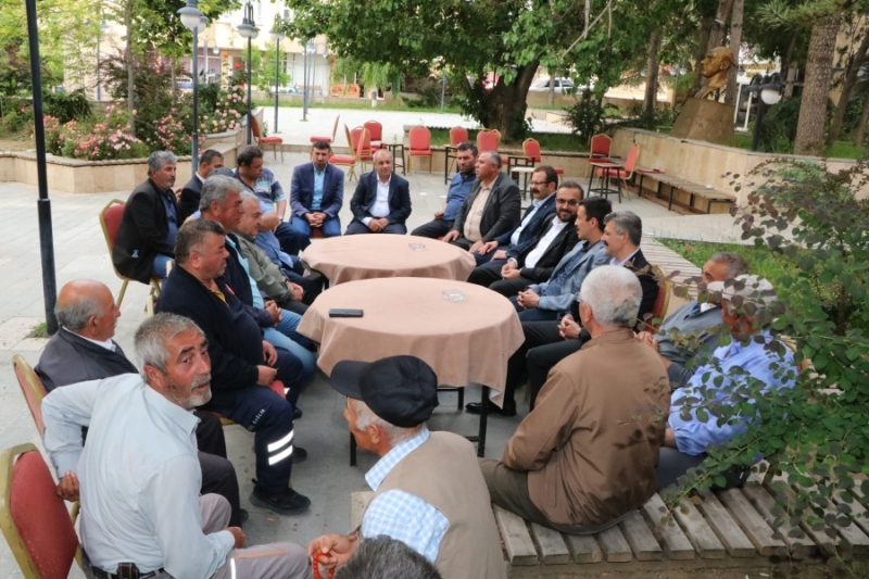 HÜSEYİN ALTINSOY BİZ HER ZAMAN VATANDAŞIMIZIN YANINDAYIZ DEDİ