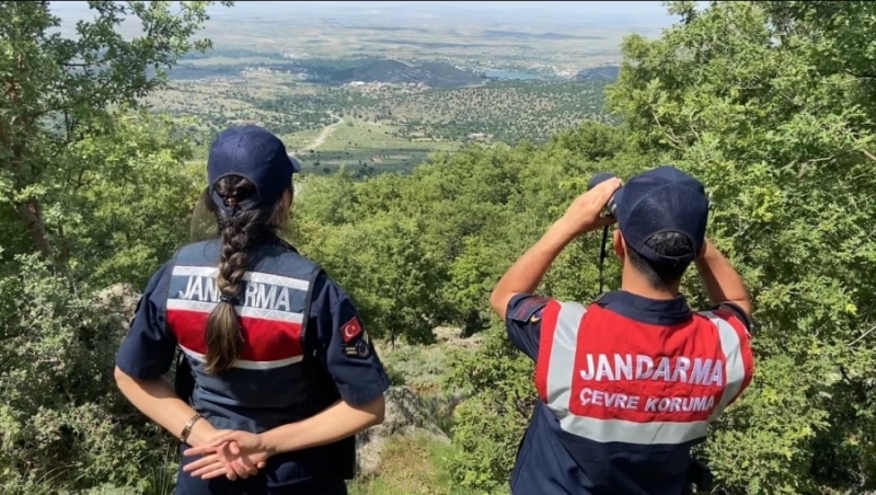 Aksaray’da Jandarma Olası Orman Yangınını Önlemek İçin Denetimlerini Sıklaştırdı