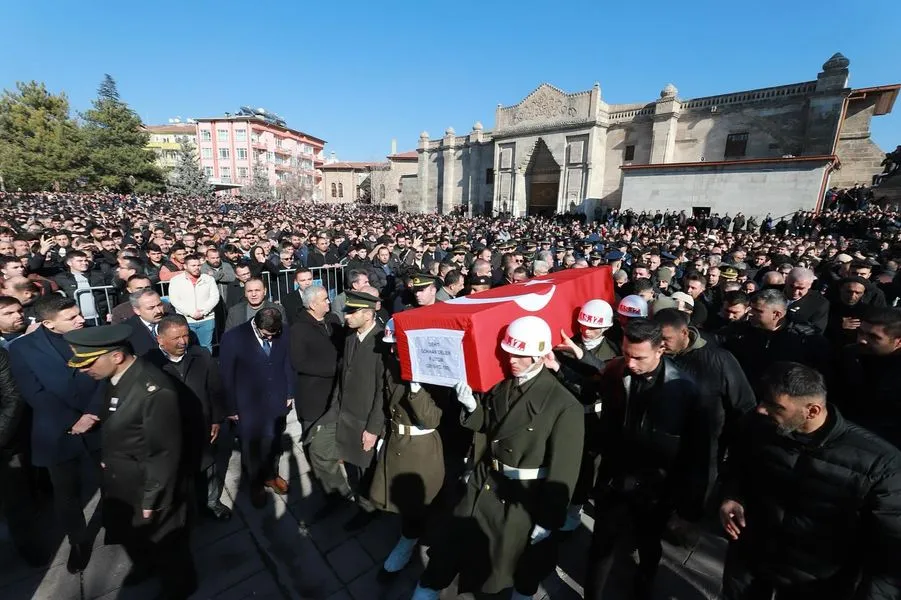 AKSARAY ŞEHİDİNİ VATAN TOPRAĞINA EMANET ETTİ