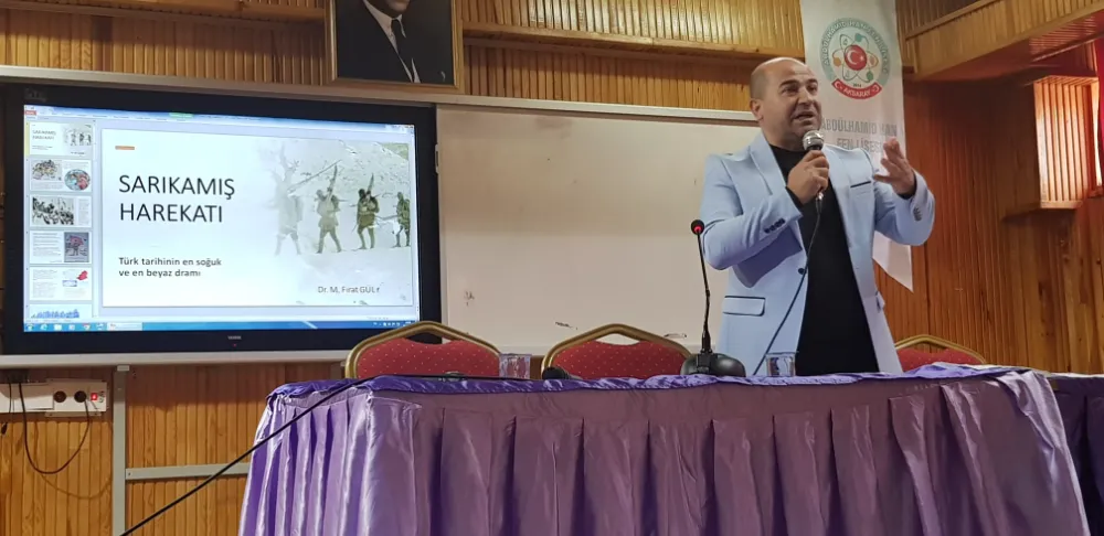 TARİH ARAŞTIRMACISI M.F.GÜL’DEN SARIKAMIŞ DESTANI KONFERANSI!