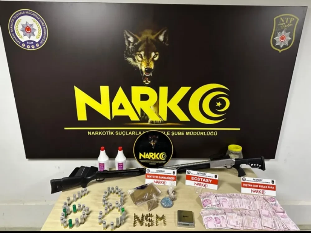 Aksaray Polisi uyuşturucu tacirlerine enseledi