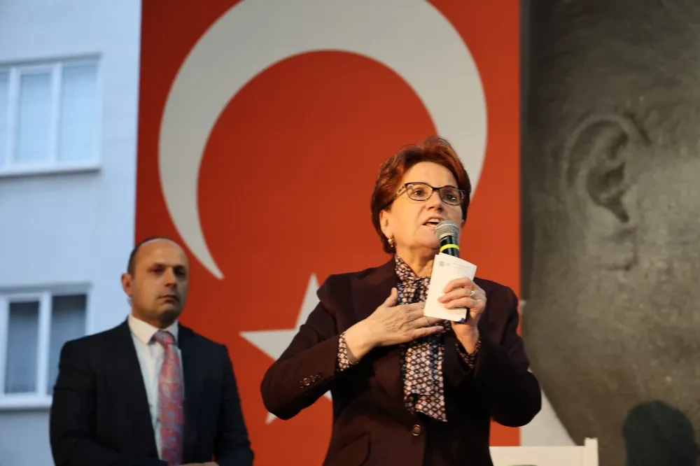 Meral Akşener Tuğrul Karacaer in verdiği iftar yemeğinde katılmak için Aksaray