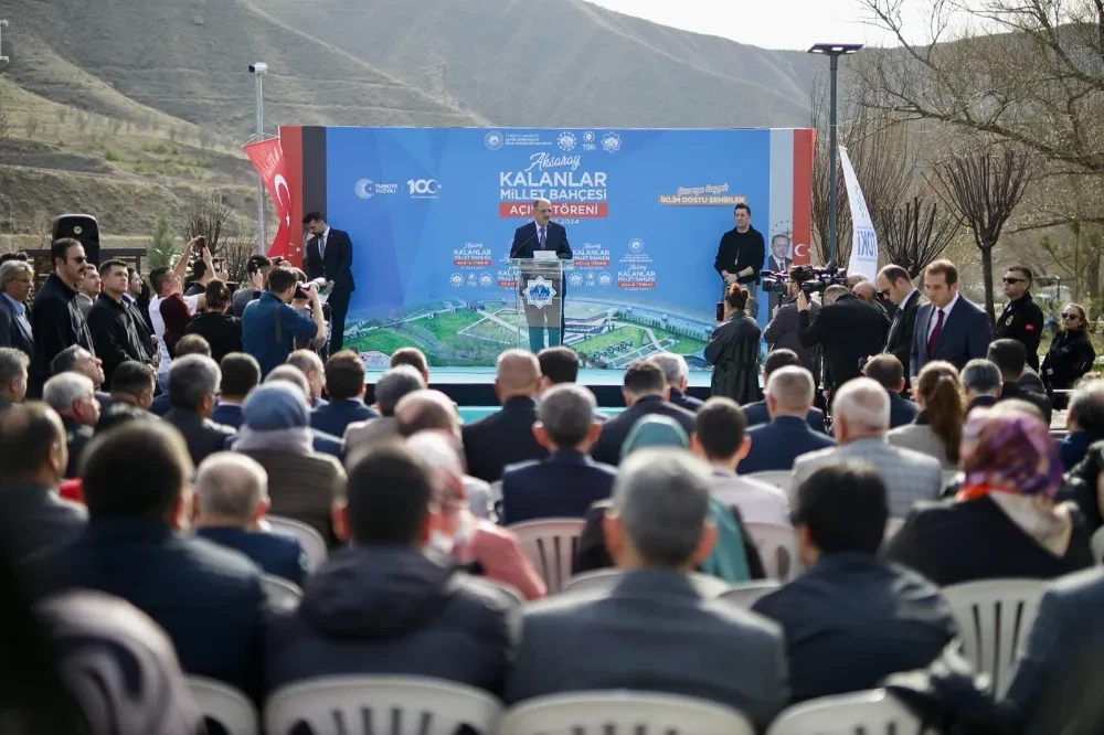 ŞEHRE NEFES ALDIRACAK KALANLAR MİLLET BAHÇESİ BAKAN ÖZHASEKİ’NİN KATILIMI İLE AÇILDI  