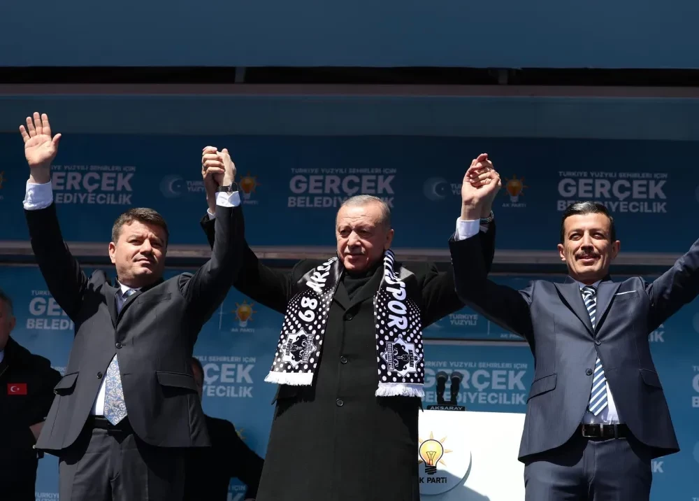 CUMHURBAŞKANI RECEP TAYYİP ERDOĞAN AKSARAY