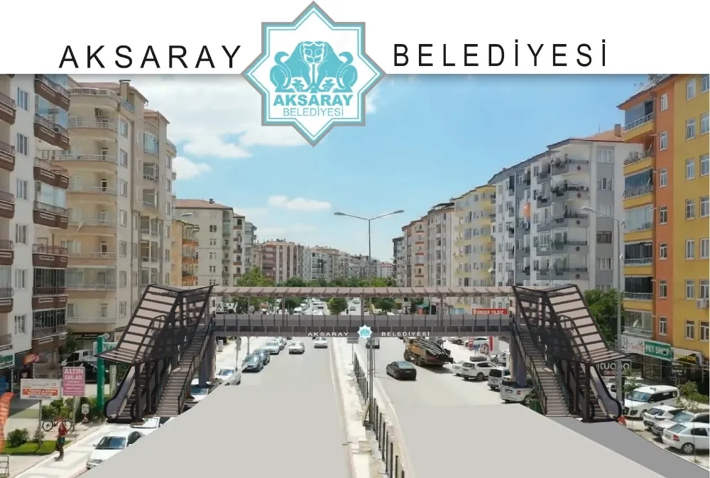 ATATÜRK BULVARI YAYA ÜST GEÇİDİ PROJESİ İÇİN ÇALIŞMALAR BAŞLIYOR