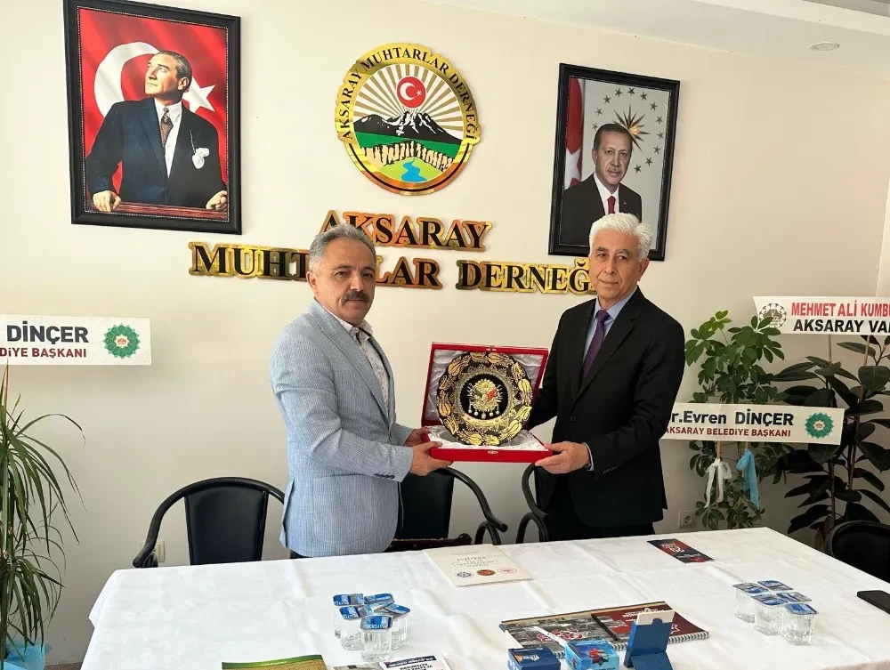 Fikret Dağ Aksaray Muhtarlar Derneği Başkanlığına Yeniden Seçildi 
