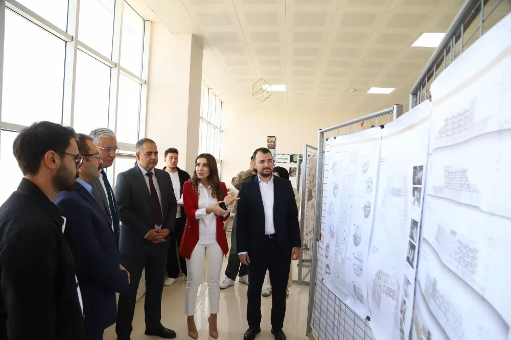 Mimarlık Fakültesi öğrencilerinin  eserleri büyük ilgi gördü