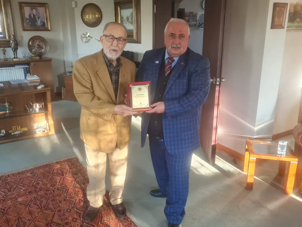 SAMİMİ DESTEĞİN 36. YILINDA GELEN PLAKET