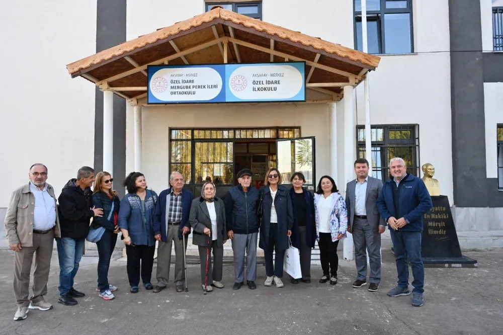 Aksaray’da Eğitime Anlamlı Destek: Hayırsever Mergube Perek İleri’ye Teşekkür Belgesi